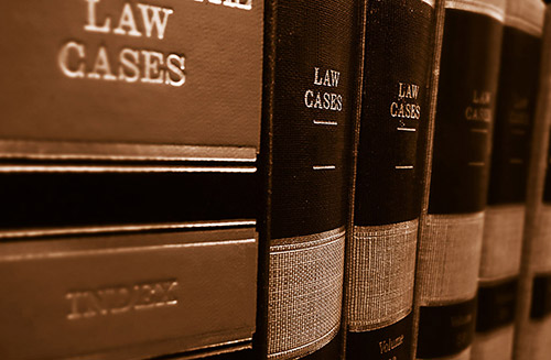 law books from Workers Compensation Attorney Philip Garrow Law in Bend, Oregon